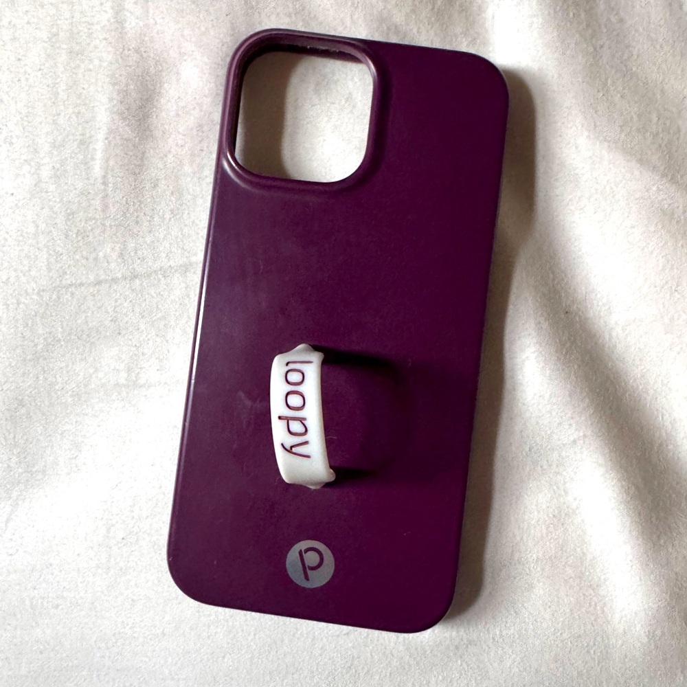 iPhone 13 Pro Max Loopy Case - Maroon
